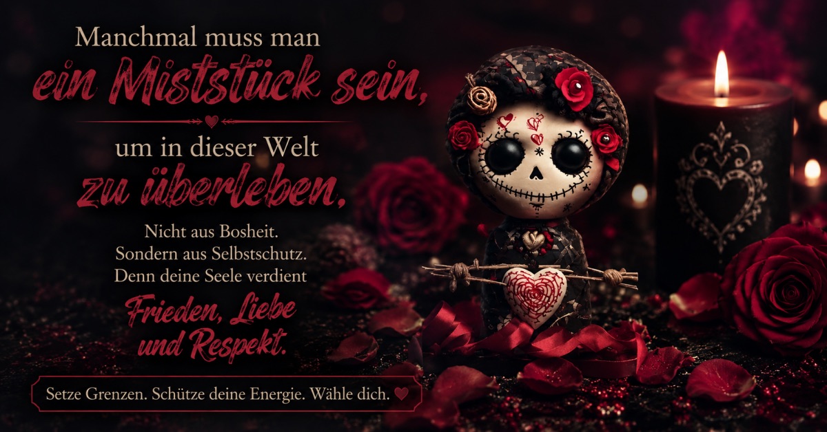Manchmal muss man ein Miststück sein, um in dieser Welt zu überleben