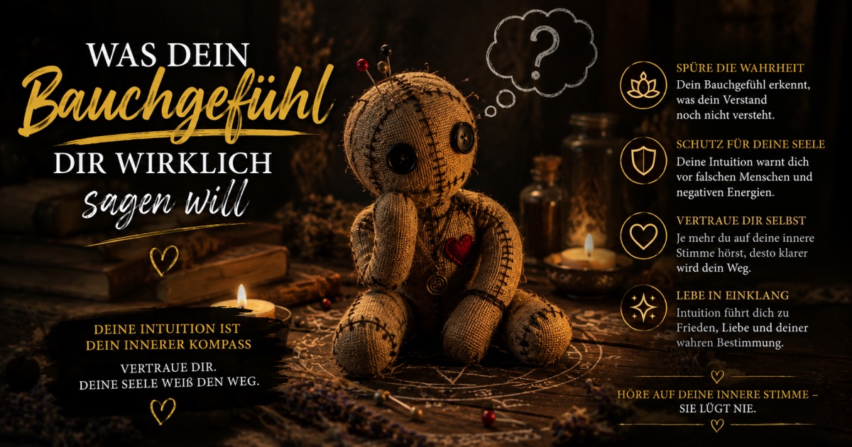 Was dein Bauchgefühl dir wirklich sagen will