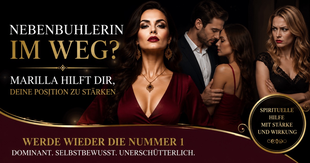 Nebenbuhlerin loswerden? Marilla hilft bei spiritischer Klarheit und neuer Harmonie