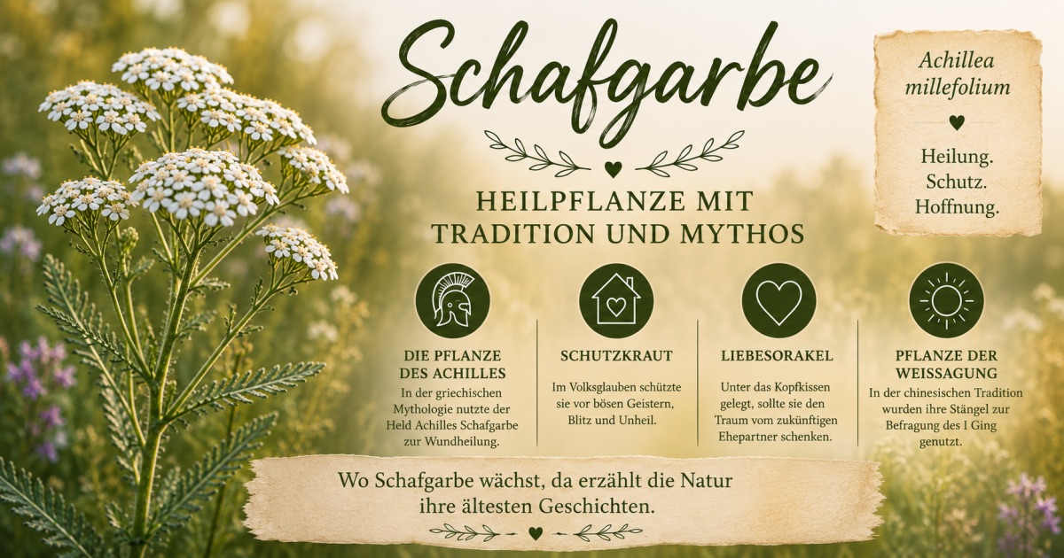 Schafgarbe – Die Pflanze der Helden, Heiler und alten Legenden