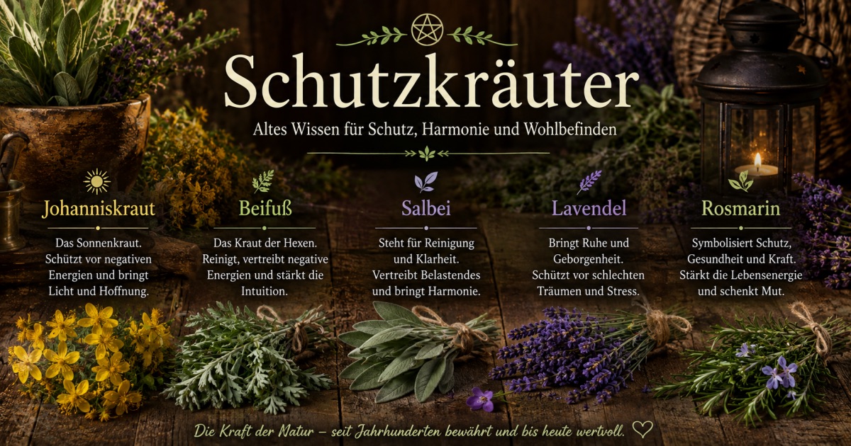 Welche Kräuter gelten seit Jahrhunderten als Schutzkräuter?