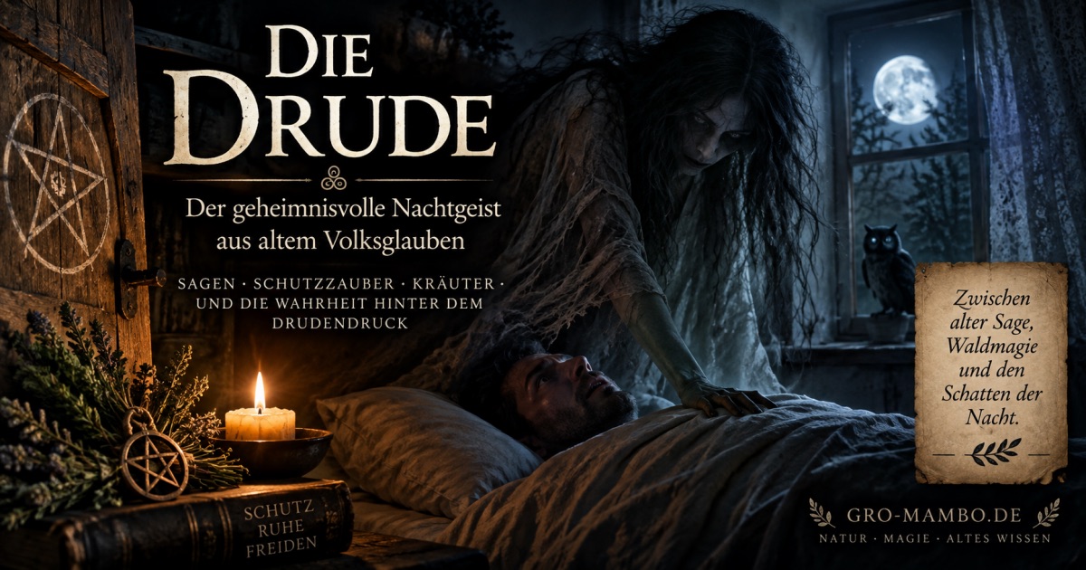🌙 Die Drude – der geheimnisvolle Nachtgeist aus altem Volksglauben