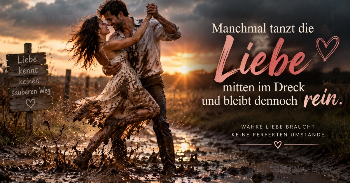 ❤️ Wenn die Liebe im Dreck tanzt und dennoch rein bleibt