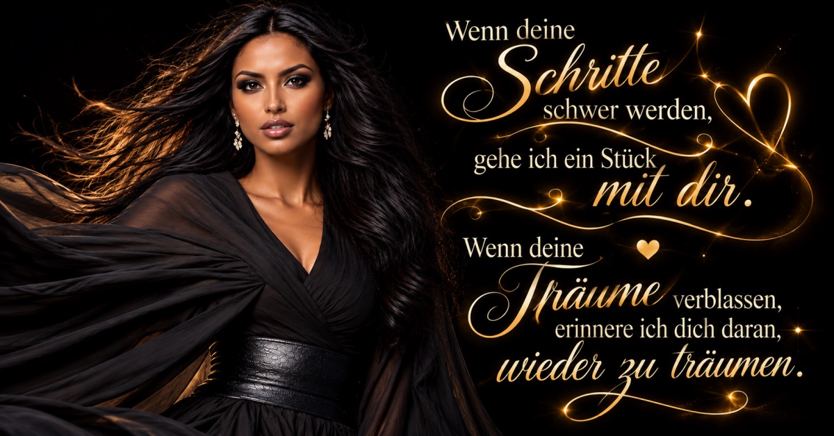 Wenn deine Schritte schwer werden – gehe ich ein Stück mit dir