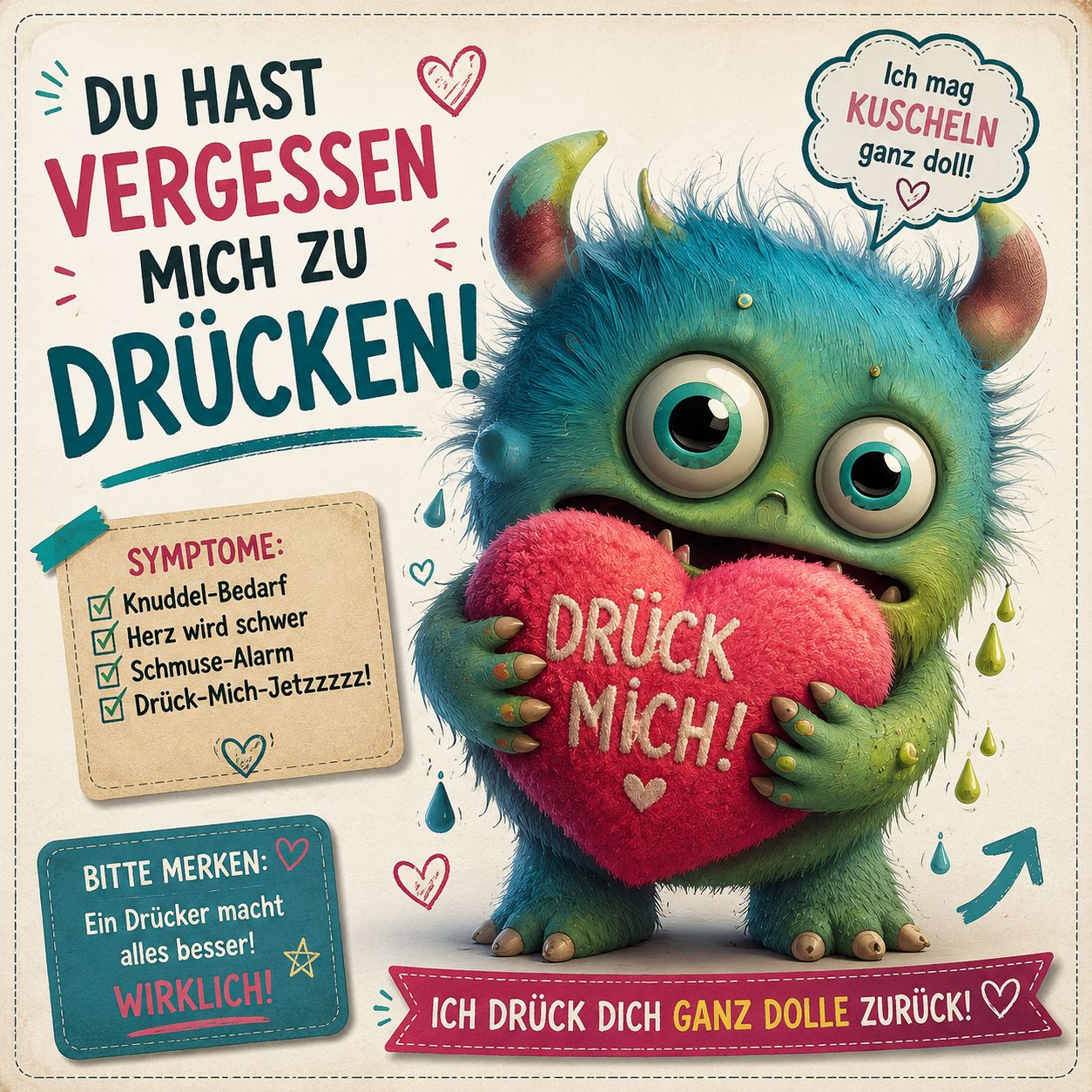Hast Vergessen mich zu Drücken