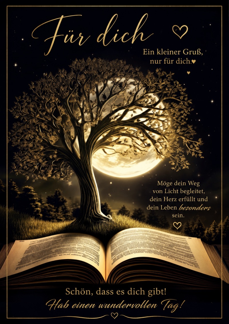 Ein Licht für die Seele ✨ Manchmal braucht es nur einen kleinen Moment, um das Herz zu berühren. Möge dein Weg voller Licht, Hoffnung und wunderschöner Augenblicke sein. 🌙✨