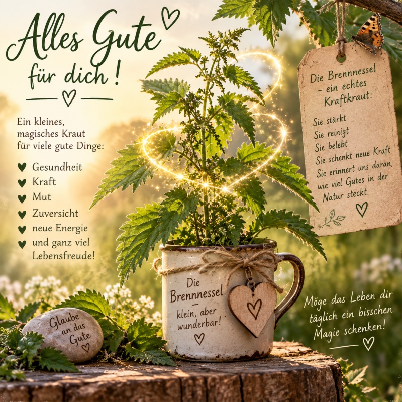 🌿✨ Brennnesselzauber – ein magisches Kraftkraut für dich ✨🌿