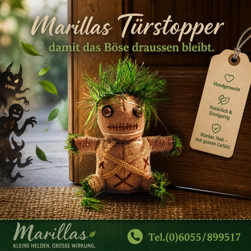 Marillas Türstopper – Handgemachter Schutz mit Charakter