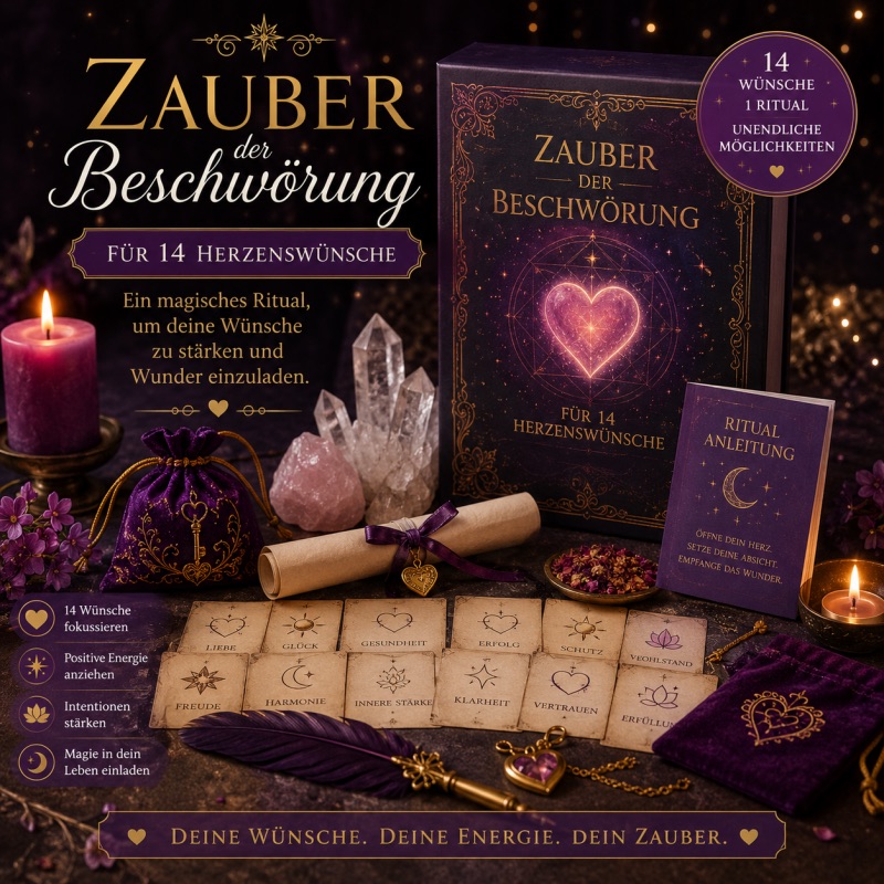 Zauber der Beschwörung – Dein Ritual für 14 Herzenswünsche ✨🌙