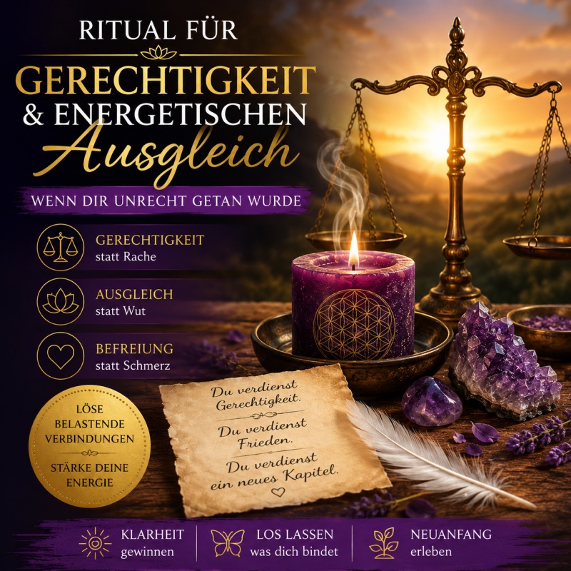 Ritual für Gerechtigkeit & energetischen Ausgleich