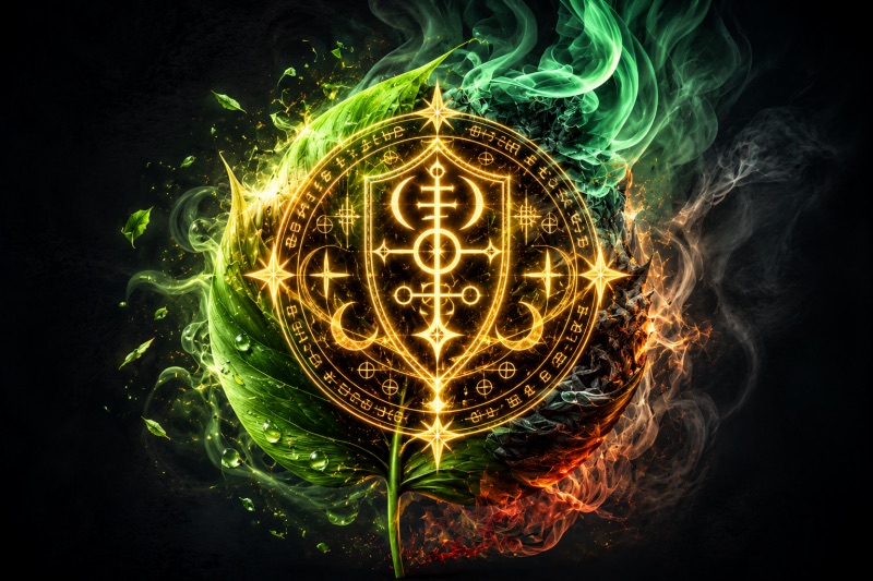 Schutz-Ritual mit kraftvollem Schutz-Sigil