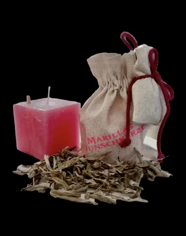 RÄUCHER Edition – eckige Wunschkerze pink