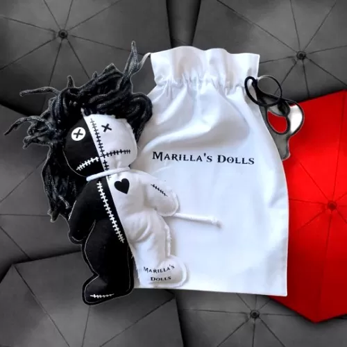 Voodoopuppe extrem SCHWARZE LIEBE